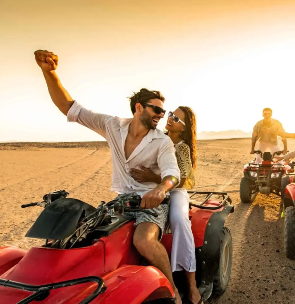 Sandboarding in Timlalin canyon (Timlaline canyons) dunes near Agadir