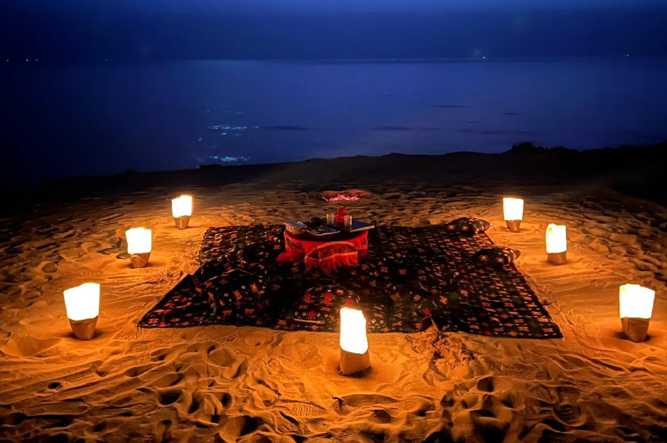 Sandboarding in Timlalin canyon (Timlaline canyons) dunes near Agadir